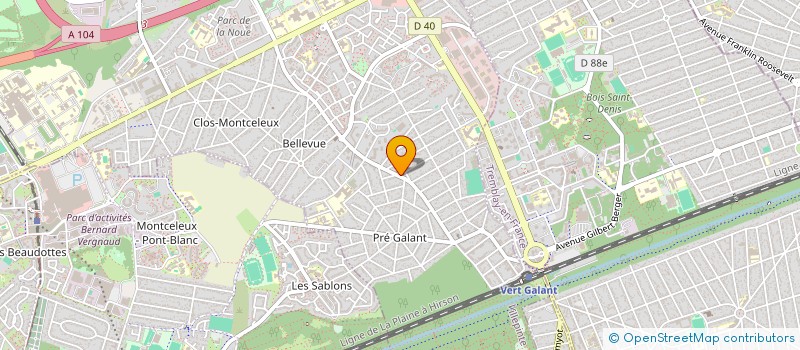 localisation de l'entreprise RI MASSENET à VILLEPINTE