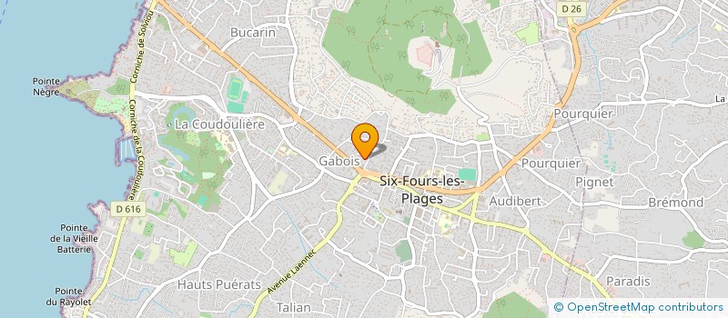 localisation de l'entreprise RIA à SIX-FOURS-LES-PLAGES