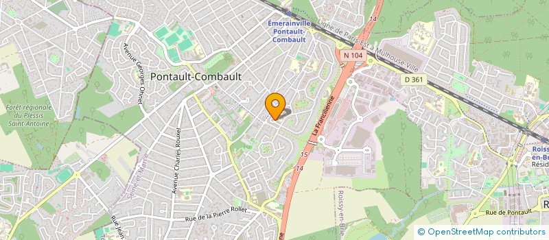 localisation de l'entreprise RIA à PONTAULT-COMBAULT