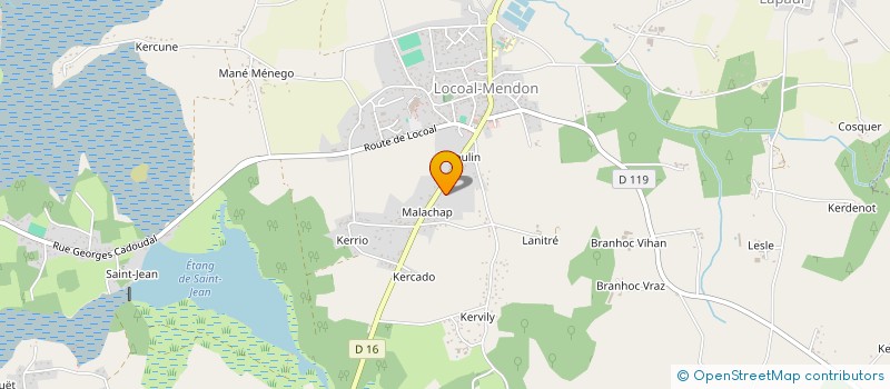 localisation de l'entreprise RIA CHARPENTE  LOCOAL-MENDON