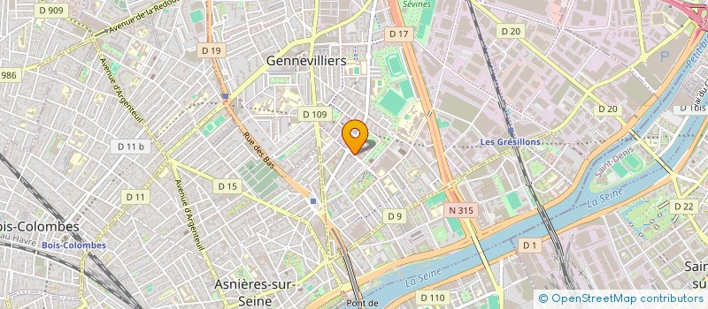 localisation de l'entreprise RIA FRANCE à GENNEVILLIERS