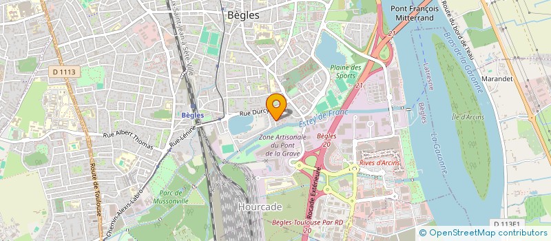 localisation de l'entreprise RIAD BTP  BORDEAUX