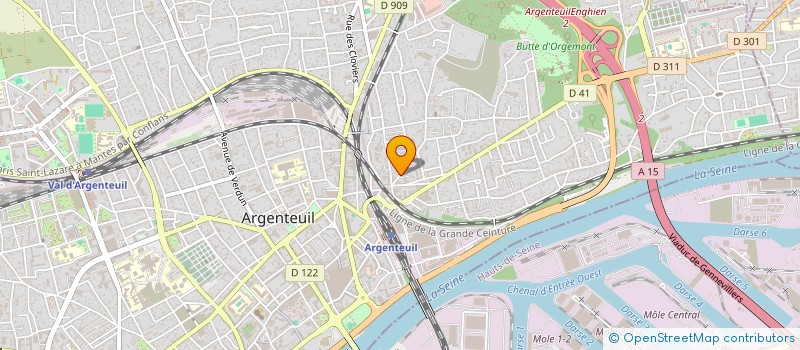 localisation de l'entreprise RIAD HOLDING  ARGENTEUIL