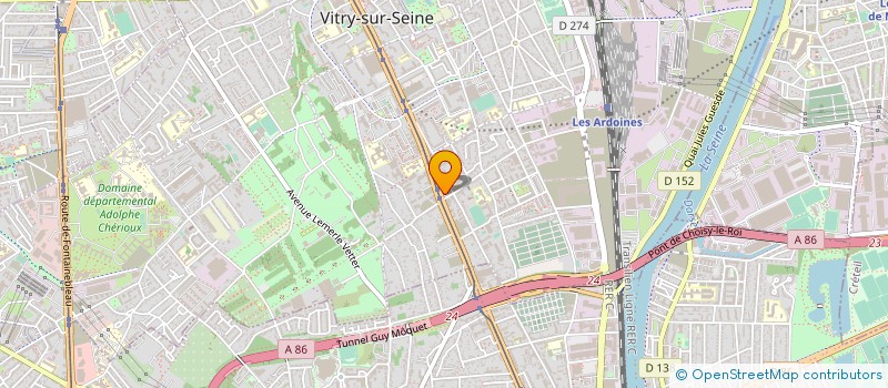 localisation de l'entreprise RIAD LIBRE SERVICES à VITRY-SUR-SEINE