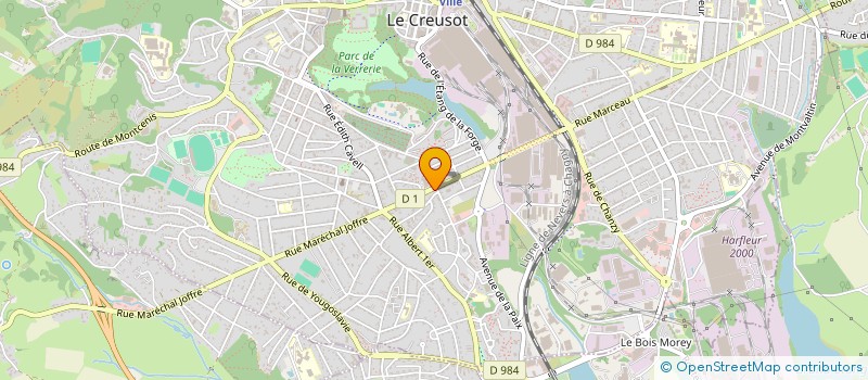localisation de l'entreprise RIAHI à LE CREUSOT