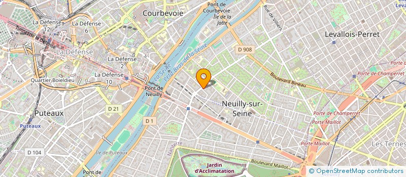 localisation de l'entreprise RIAHI ET CIE à NEUILLY-SUR-SEINE