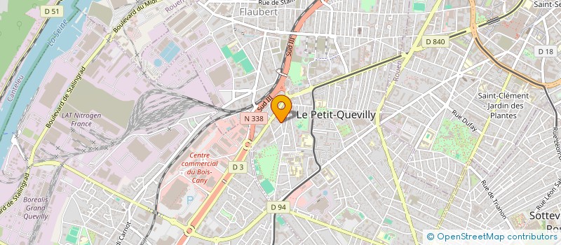 localisation de l'entreprise RIAL à LE PETIT-QUEVILLY