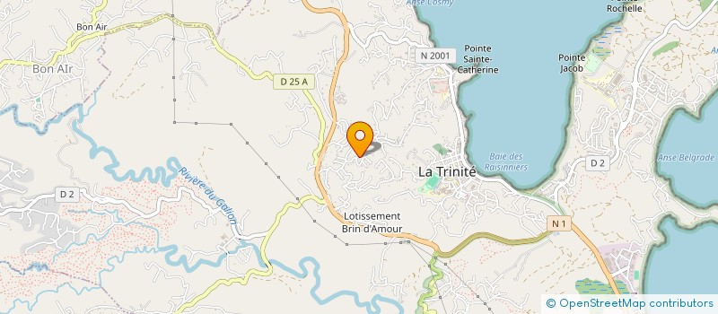 localisation de l'entreprise RIALOC à LA TRINITE
