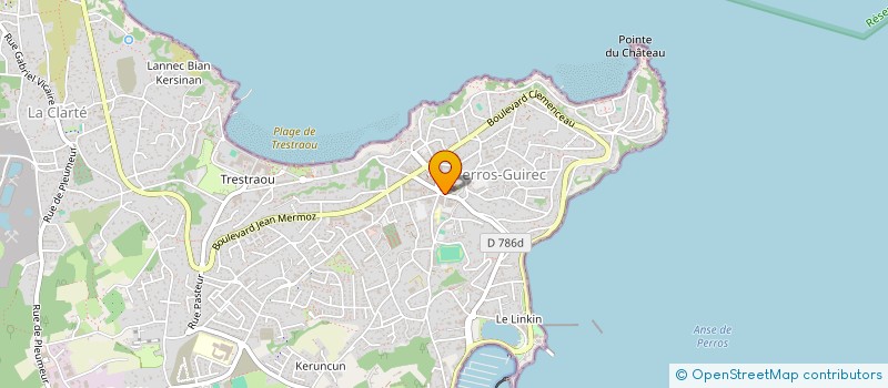 localisation de l'entreprise RIANDISTRIBUTION à PERROS-GUIREC
