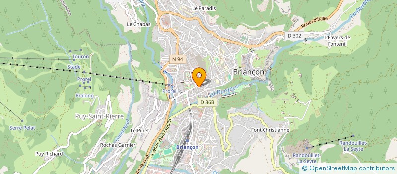 localisation de l'entreprise RIANE à BRIANCON