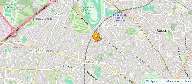 localisation de l'entreprise RIANE  BORDEAUX