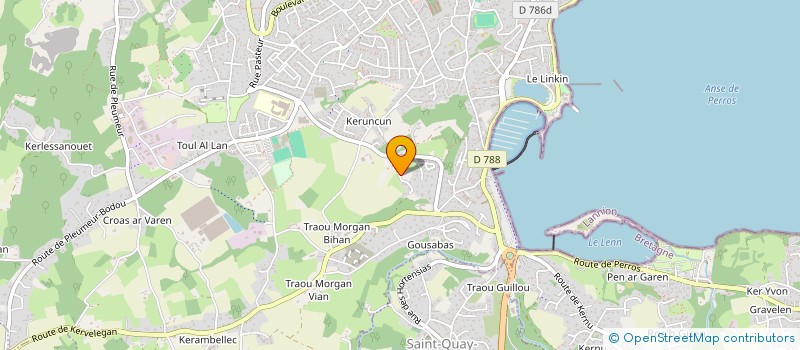 localisation de l'entreprise RIARMOR  PERROS-GUIREC