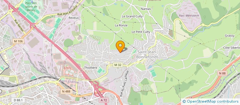 localisation de l'entreprise RIAU  SAINT-JEAN-BONNEFONDS