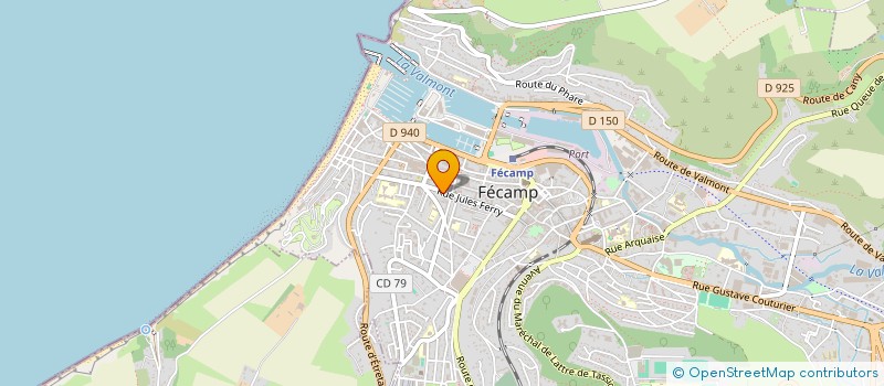 localisation de l'entreprise RIAUX-LAGARDE à FECAMP