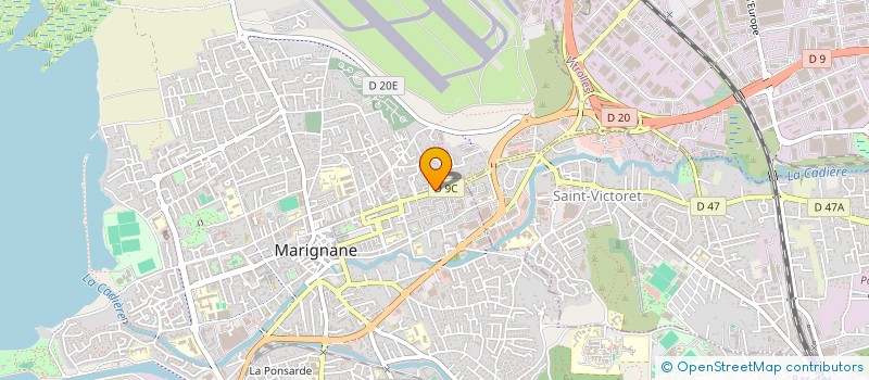 localisation de l'entreprise RIAUX TRANSPORTS à MARIGNANE