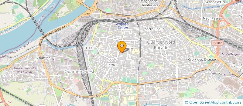 localisation de l'entreprise RIB IMMO  AVIGNON