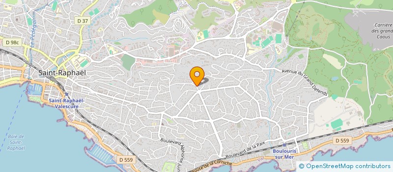 localisation de l'entreprise RIBA  SAINT-RAPHAEL