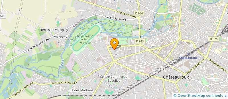 localisation de l'entreprise RIBA D'AVE à CHATEAUROUX