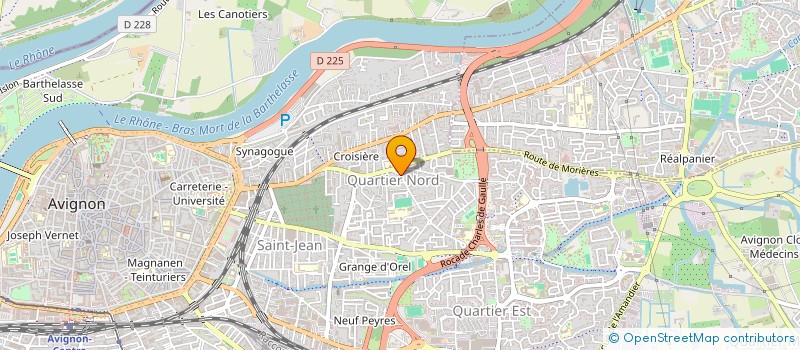 localisation de l'entreprise RIBAGNAC  AVIGNON