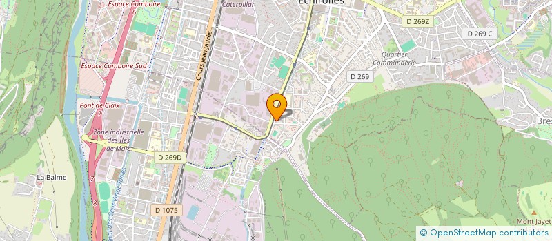 localisation de l'entreprise RIBAHI à ECHIROLLES