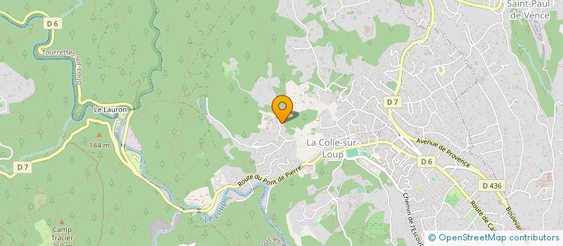 localisation de l'entreprise RIBAMBELLE  LA COLLE-SUR-LOUP