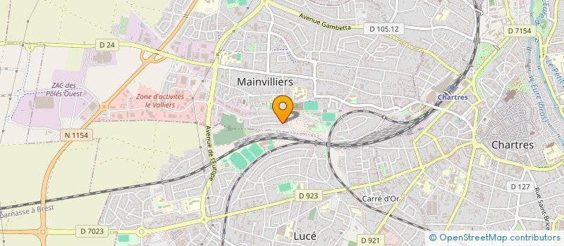 localisation de l'entreprise RIBAMBELLE DE MAINVILLIERS à MAINVILLIERS