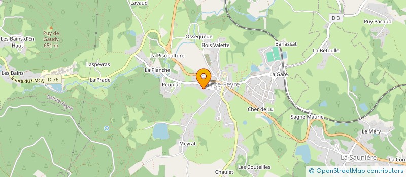 localisation de l'entreprise RIBANDELLA ET WARACTUS à SAINTE-FEYRE