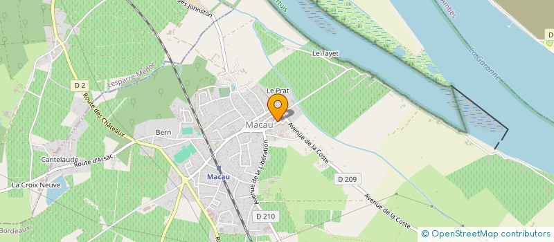 localisation de l'entreprise RIBARRAS  MACAU