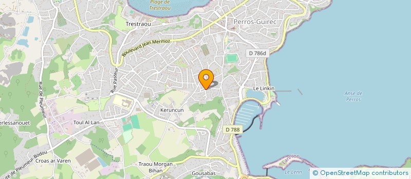 localisation de l'entreprise RIBAS  PERROS-GUIREC