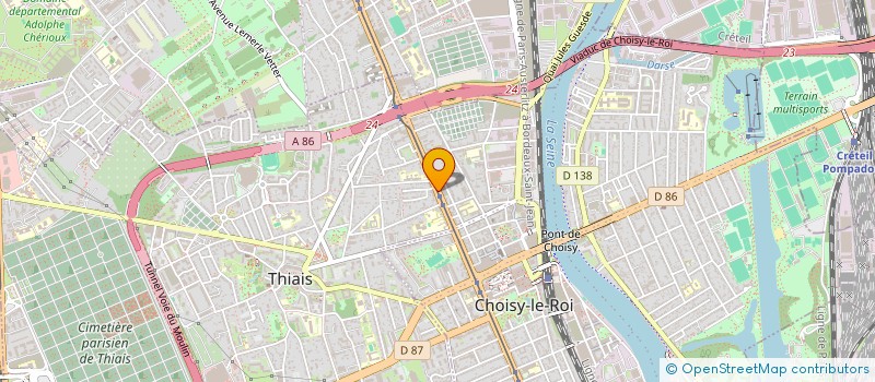 localisation de l'entreprise RIBAT  CHOISY-LE-ROI