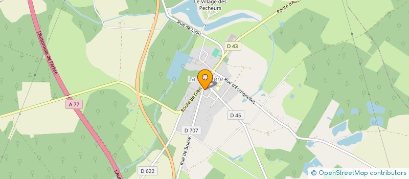 localisation de l'entreprise RIBATON ELIE à LA BUSSIERE