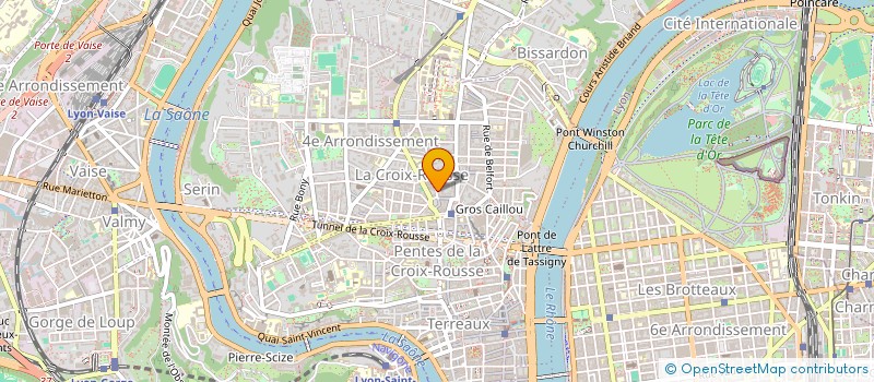 localisation de l'entreprise RIBATTRIB  LYON 4EME