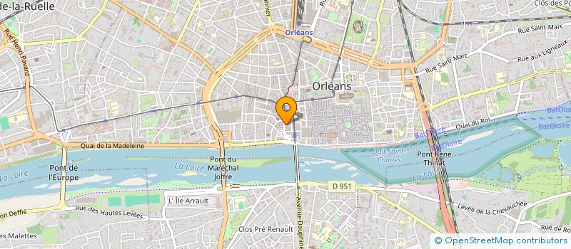 localisation de l'entreprise RIBAUCOURT à ORLEANS