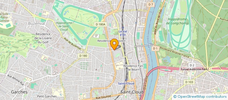 localisation de l'entreprise RIBAULT CHRISTINA à SAINT-CLOUD