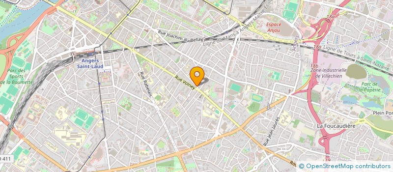 localisation de l'entreprise RIBAULT CONSEIL à ANGERS
