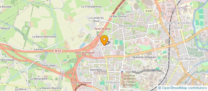 localisation de l'entreprise RIBAY INVEST  RENNES
