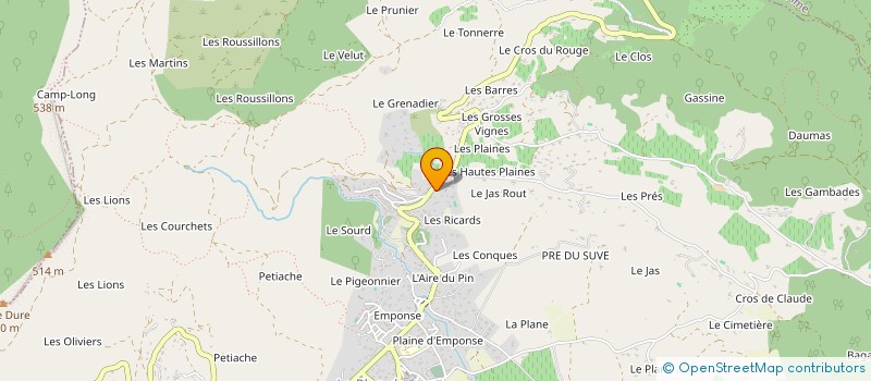 localisation de l'entreprise RIBBE à SAINTE-MAXIME