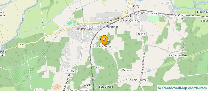 localisation de l'entreprise RIBE à RIVARENNES
