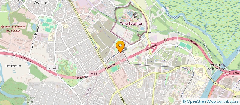 localisation de l'entreprise RIBE FORMATION à ANGERS