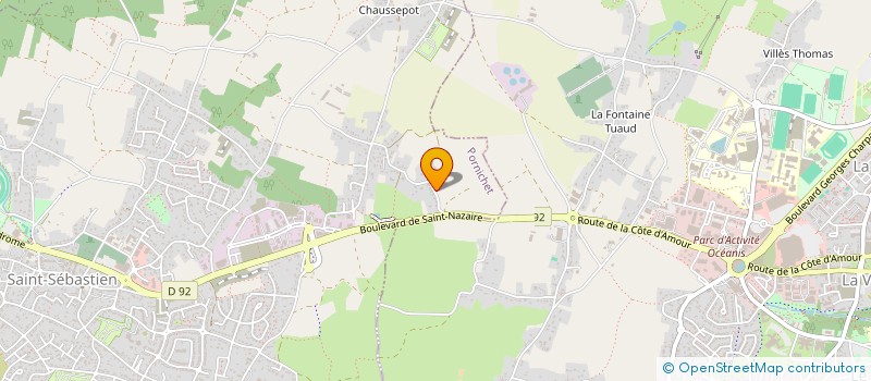 localisation de l'entreprise RIBEGREEN à PORNICHET