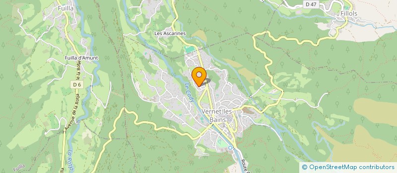 localisation de l'entreprise RIBEIL à VERNET-LES-BAINS