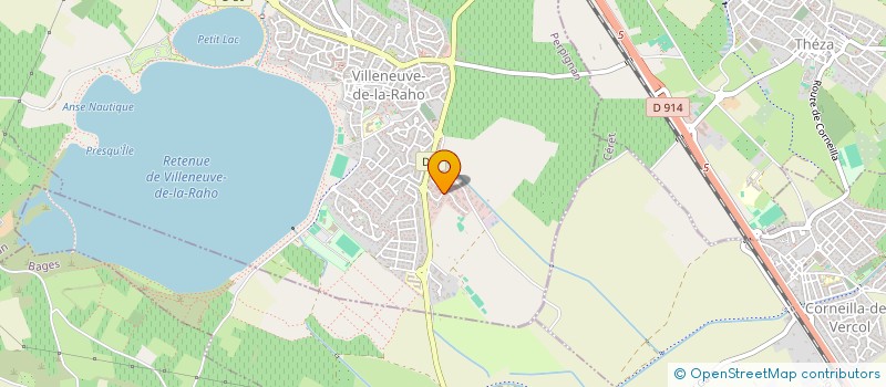 localisation de l'entreprise RIBEIRO  VILLENEUVE-DE-LA-RAHO