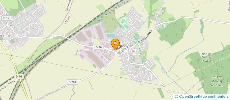 localisation de l'entreprise RIBEIRO  MOUSSY-LE-NEUF