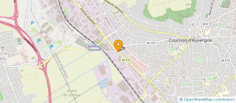 localisation de l'entreprise RIBEIRO  COURNON-D'AUVERGNE