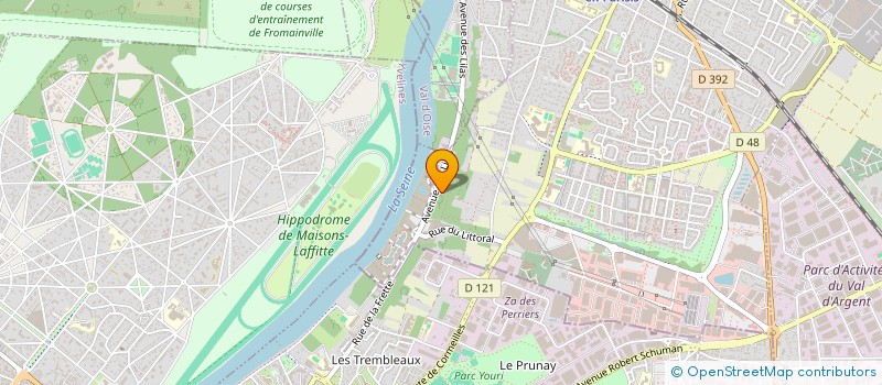 localisation de l'entreprise RIBEIRO à CORMEILLES-EN-PARISIS