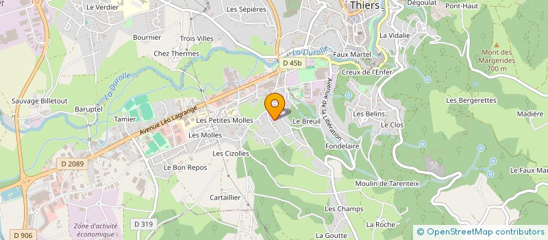 localisation de l'entreprise RIBEIRO  PESCHADOIRES