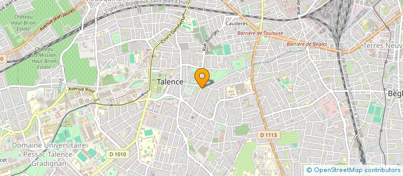 localisation de l'entreprise RIBEIRO CAVACA ET FILS  TALENCE