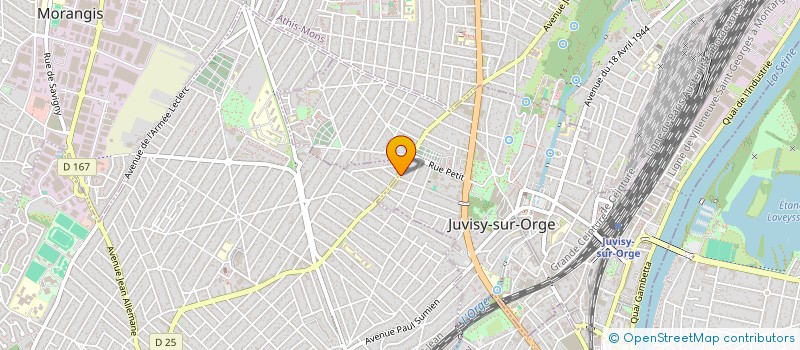 localisation de l'entreprise RIBEIRO - DA CRUZ  JUVISY-SUR-ORGE