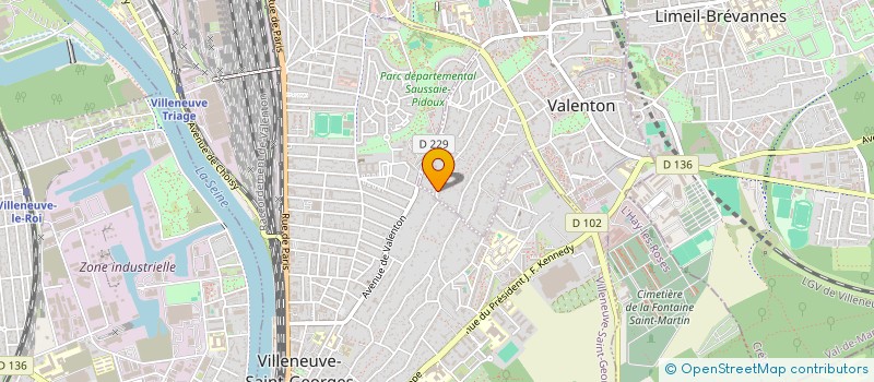 localisation de l'entreprise RIBEIRO DECO à VALENTON