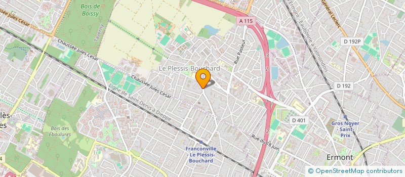 localisation de l'entreprise RIBEIRO ET VIEIRA à LE PLESSIS-BOUCHARD